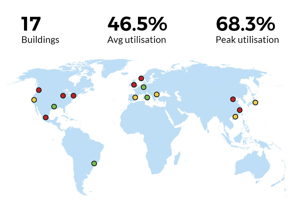 OpenSensors - World map