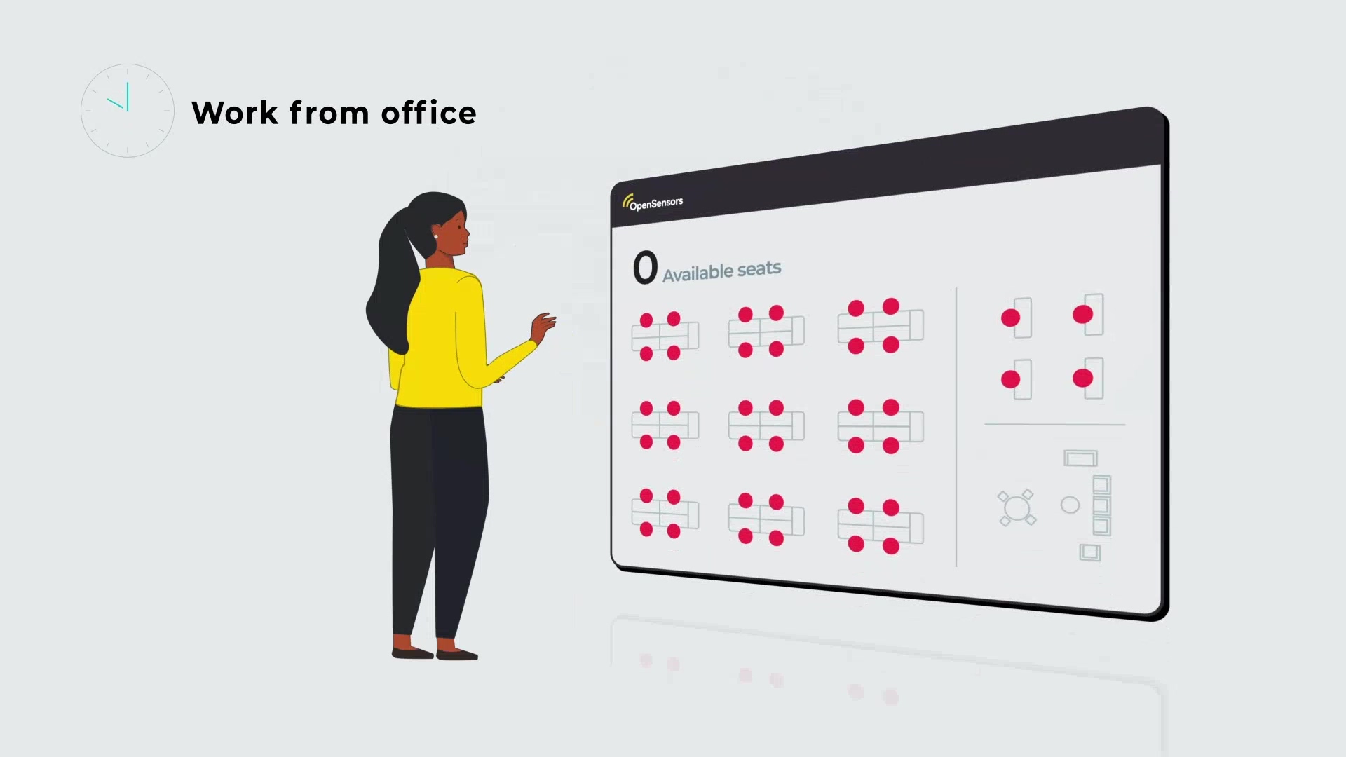 OpenSensors - Booking screen 1